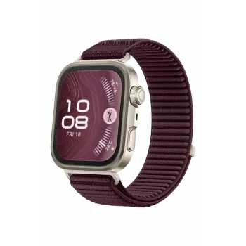 Newface Huawei Fit 4 Braid Kordon - Mürdüm