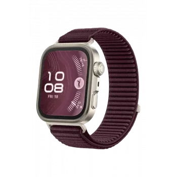 Newface Huawei Fit 4 Braid Kordon - Mürdüm