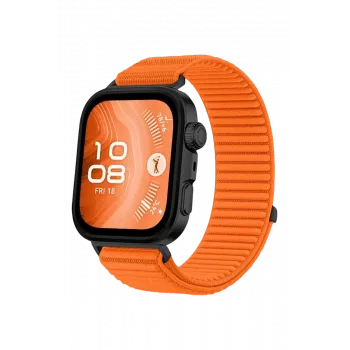 Newface Huawei Fit 4 Braid Kordon - Turuncu