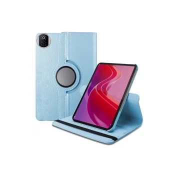 Newface Huawei Honor Pad X7 360 Tablet Deri Kılıf - Mavi