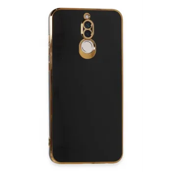 Newface Huawei Mate 10 Lite Kılıf Volet Silikon - Siyah