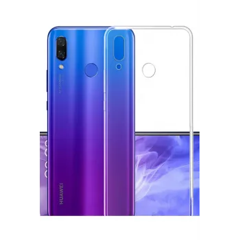 Newface Huawei P20 Lite Kılıf Lüx Şeffaf Silikon