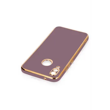 Newface Huawei P20 Lite Kılıf Volet Silikon - Mor