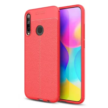 Newface Huawei P40 Lite E Kılıf Auto Focus Kapak - Kırmızı