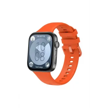 Newface Huawei Watch Fit 3 Klasik Kordon - Turuncu