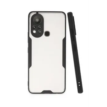 Newface İnfinix Hot 11s Kılıf Platin Silikon - Siyah