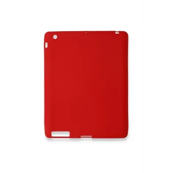 Newface iPad 4 9.7 Kılıf Evo Tablet Silikon - Kırmızı
