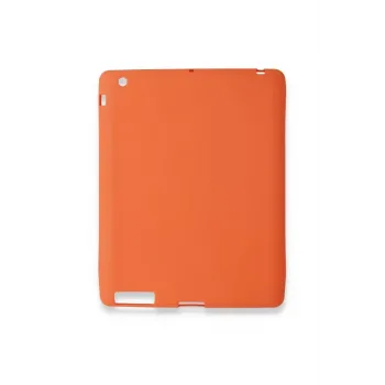 Newface iPad 4 9.7 Kılıf Evo Tablet Silikon - Turuncu