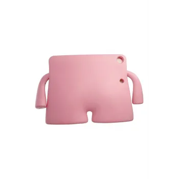 Newface iPad Mini 5 Kılıf Karakter Tablet Silikon - Açık Pembe
