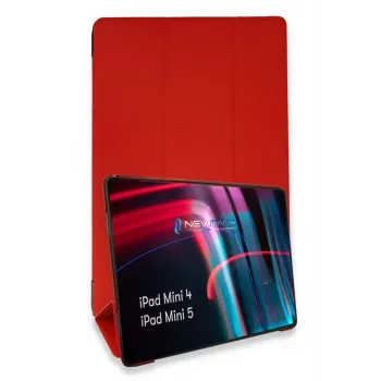 Newface iPad Mini 5 Kılıf Tablet Smart Kılıf - Kırmızı