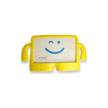 Newface iPad Pro 11 (2021) Kılıf Karakter Tablet Silikon - Sarı