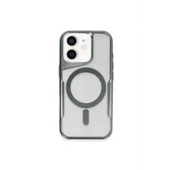 Newface iPhone 11 Kılıf Boyi Magsafe Silikon Kapak - Yeşil
