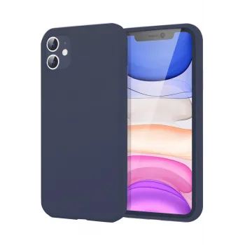 Newface iPhone 11 Kılıf First Silikon - Lacivert