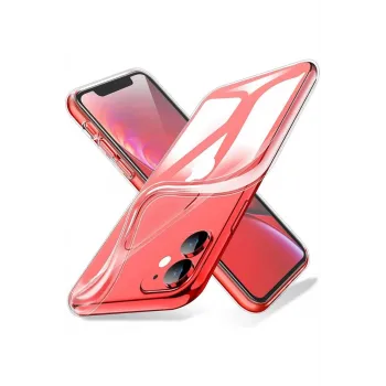 Newface iPhone 11 Kılıf Lüx Şeffaf Silikon