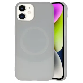 Newface iPhone 11 Kılıf Maya Karbon Kapak - Gri