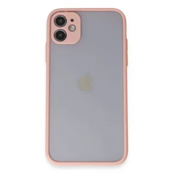 Newface iPhone 11 Kılıf Montreal Silikon Kapak - Pembe