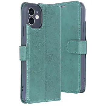 Newface iPhone 11 Kılıf Trend S Plus Kapaklı Kılıf - Yeşil