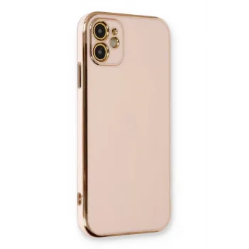 Newface iPhone 11 Kılıf Volet Silikon - Pembe