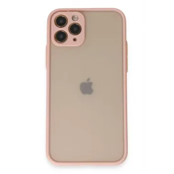 Newface iPhone 11 Pro Kılıf Montreal Silikon Kapak - Pembe