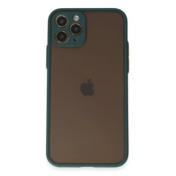 Newface iPhone 11 Pro Kılıf Montreal Silikon Kapak - Yeşil