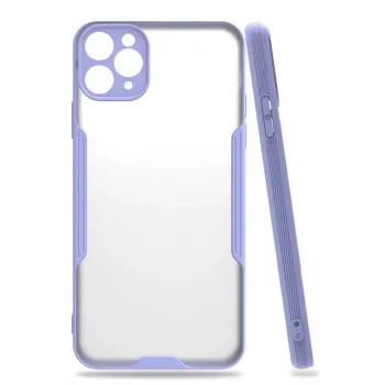 Newface iPhone 11 Pro Kılıf Platin Silikon - Lila