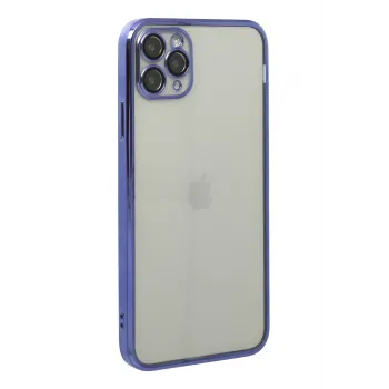 Newface iPhone 11 Pro Kılıf Razer Lensli Silikon - Mor