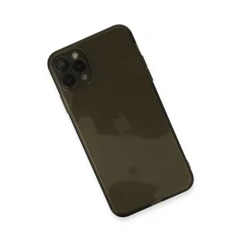 Newface iPhone 11 Pro Max Kılıf Fly Lens Silikon - Siyah