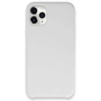 Newface iPhone 11 Pro Max Kılıf Lansman Legant Silikon - Beyaz