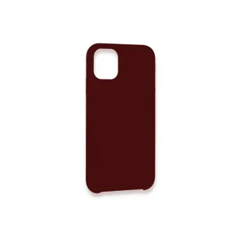 Newface iPhone 11 Pro Max Kılıf Lansman Legant Silikon - Bordo