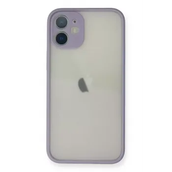 Newface Apple iPhone 11 Pro Max Kılıf Montreal Silikon Kapak - Mor