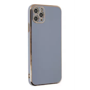 Newface iPhone 11 Pro Max Kılıf Volet Silikon - Mavi