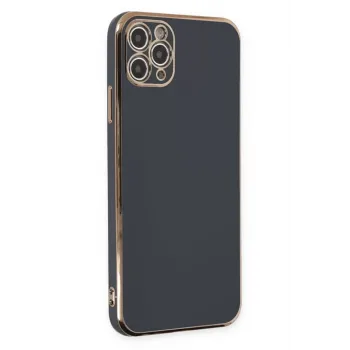 Newface iPhone 11 Pro Max Kılıf Volet Silikon - Siyah