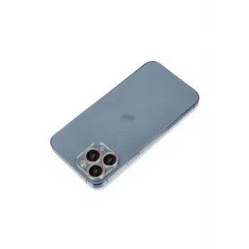 Newface iPhone 11 Pro Shine Kamera Lens Koruma Cam - Rainbow