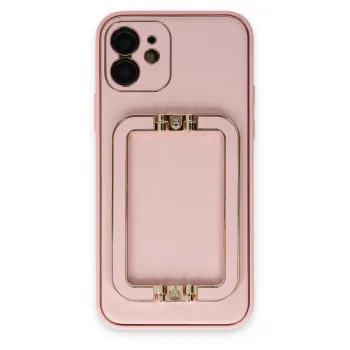 Newface iPhone 12 Kılıf Coco Elit Kapak - Pembe