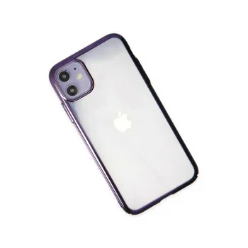 Newface iPhone 12 Kılıf Element Silikon - Mor