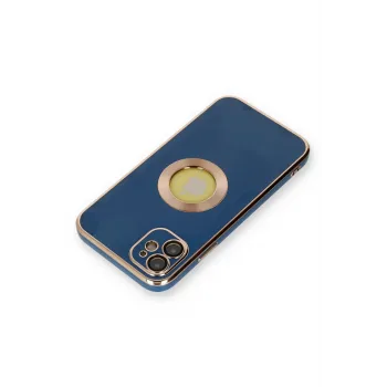 Newface iPhone 12 Kılıf Store Silikon - Mavi