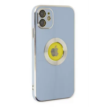 Newface iPhone 12 Kılıf Store Silikon - Sierra Blue