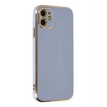 Newface iPhone 12 Kılıf Volet Silikon - Mavi