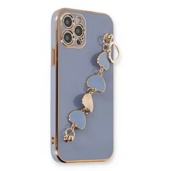 Newface iPhone 12 Pro Kılıf Esila Silikon - Gri