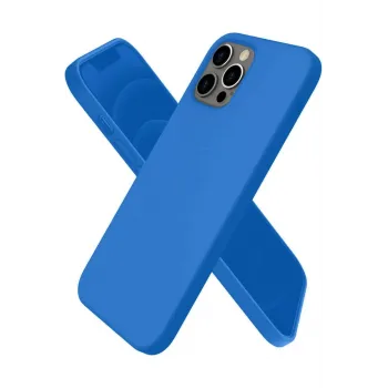 Newface iPhone 12 Pro Kılıf First Silikon - Mavi