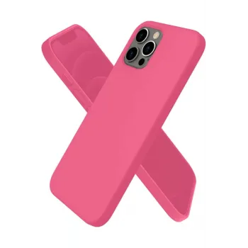 Newface iPhone 12 Pro Kılıf First Silikon - Pembe