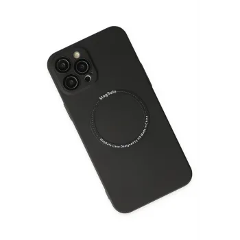 Newface iPhone 12 Pro Kılıf Jack Magneticsafe Lens Silikon - Siyah