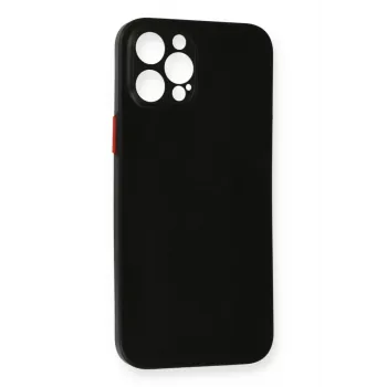 Newface iPhone 12 Pro Kılıf PP Ultra İnce Kapak - Siyah