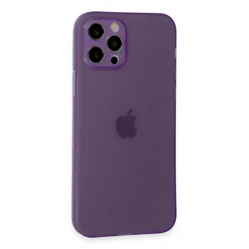 Newface iPhone 12 Pro Kılıf Puma Silikon - Koyu Mor