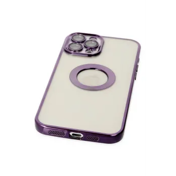Newface iPhone 12 Pro Kılıf Slot Silikon - Mor