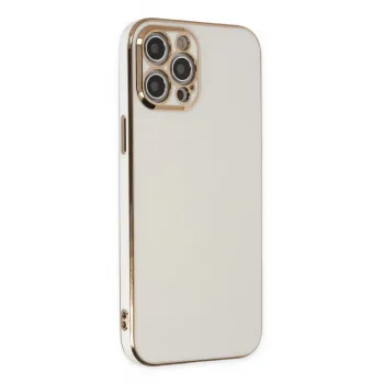 Newface iPhone 12 Pro Kılıf Volet Silikon - Beyaz