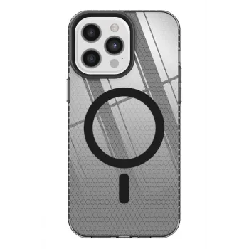 Newface iPhone 12 Pro Max Kılıf Beta Magneticsafe Silikon - Siyah