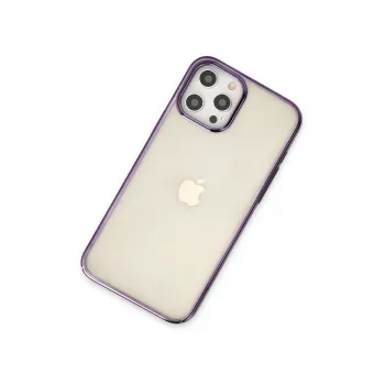 Newface iPhone 12 Pro Max Kılıf Element Silikon - Mor