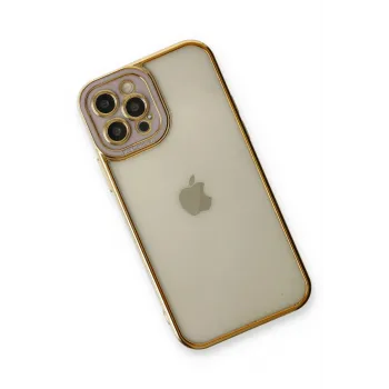 Newface iPhone 12 Pro Max Kılıf Liva Lens Silikon - Lila