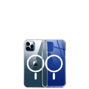 Newface iPhone 12 Pro Max Kılıf Magneticsafe Şeffaf Silikon - Şeffaf